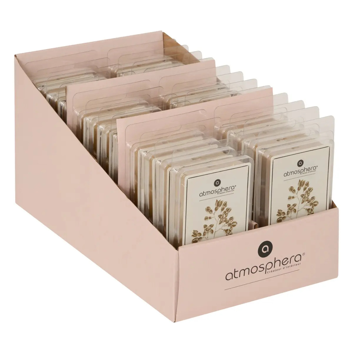 Cire parfumée Laura vert cèdre L5,5xp2xH10,2cm