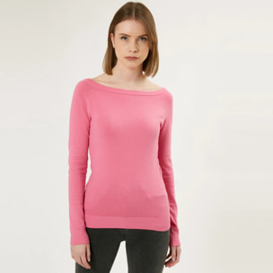 PULLOVER A COLLO LARGO DI LINEA BASIC