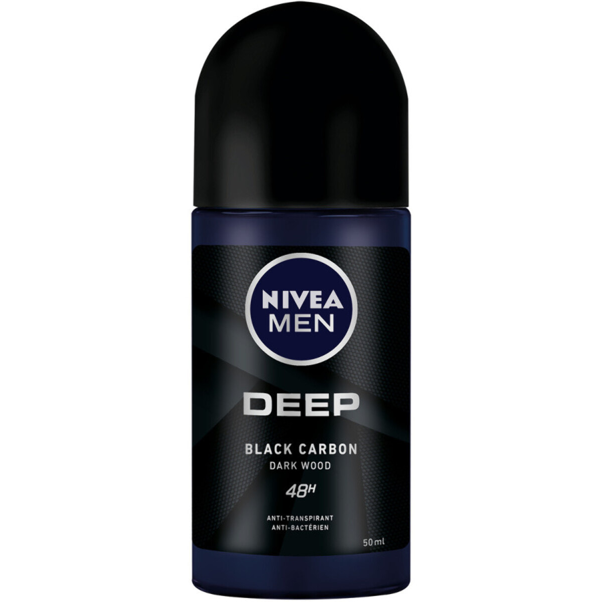 Pack de 3 - NIVEA MEN - Déodorant Bille Homme Anti-transpirant Deep Darwood 50ml