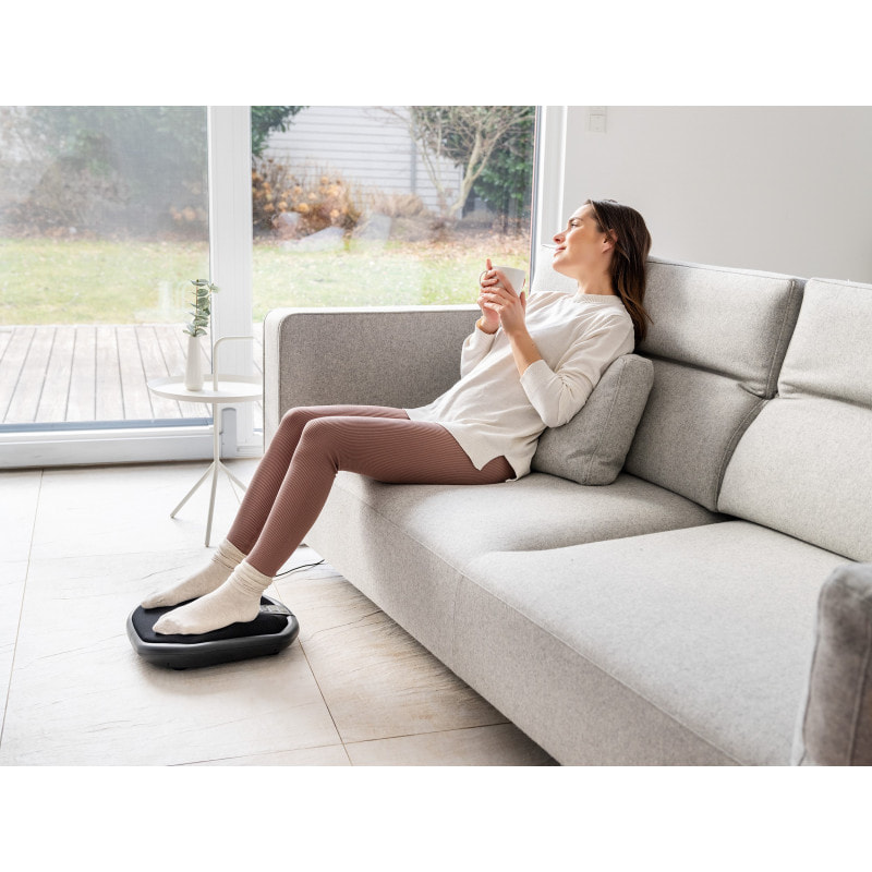 Appareil de massage shiatsu 2-en-1 pour les pieds et le dos