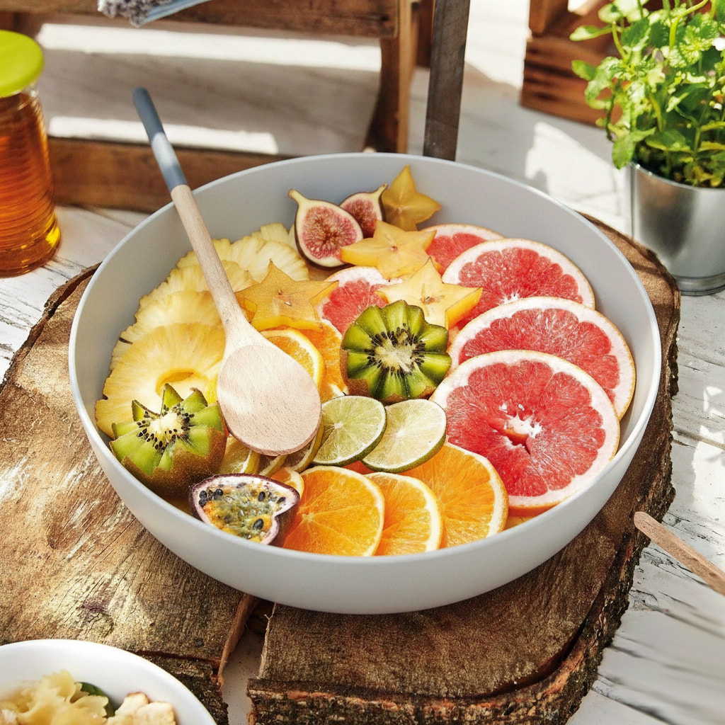 Plat rond gris 30 cm en opale - Smart Cuisine Wavy Granit - Luminarc