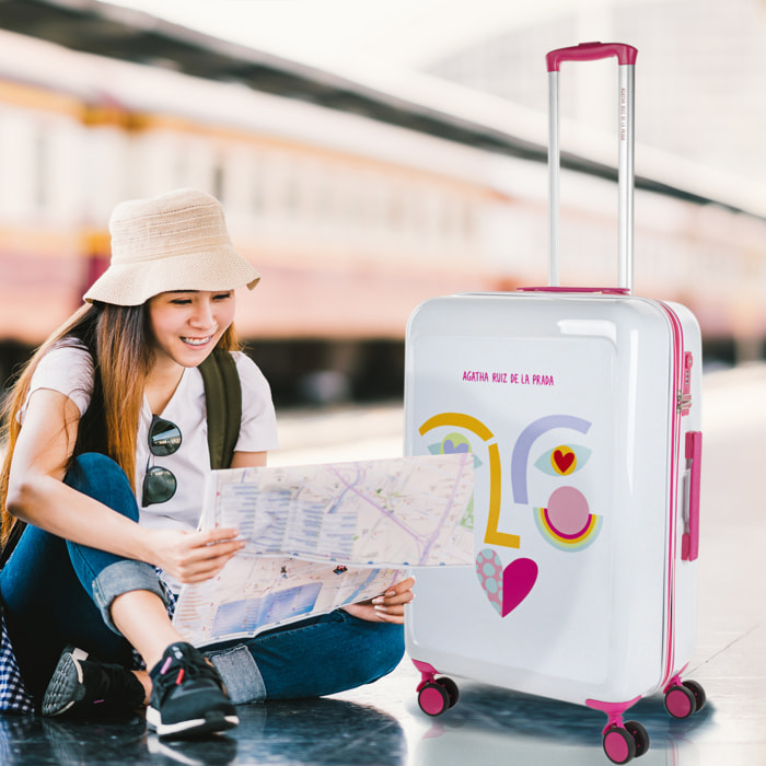 Maleta Pc Mediana Agatha Ruiz De La Prada Happiness Face