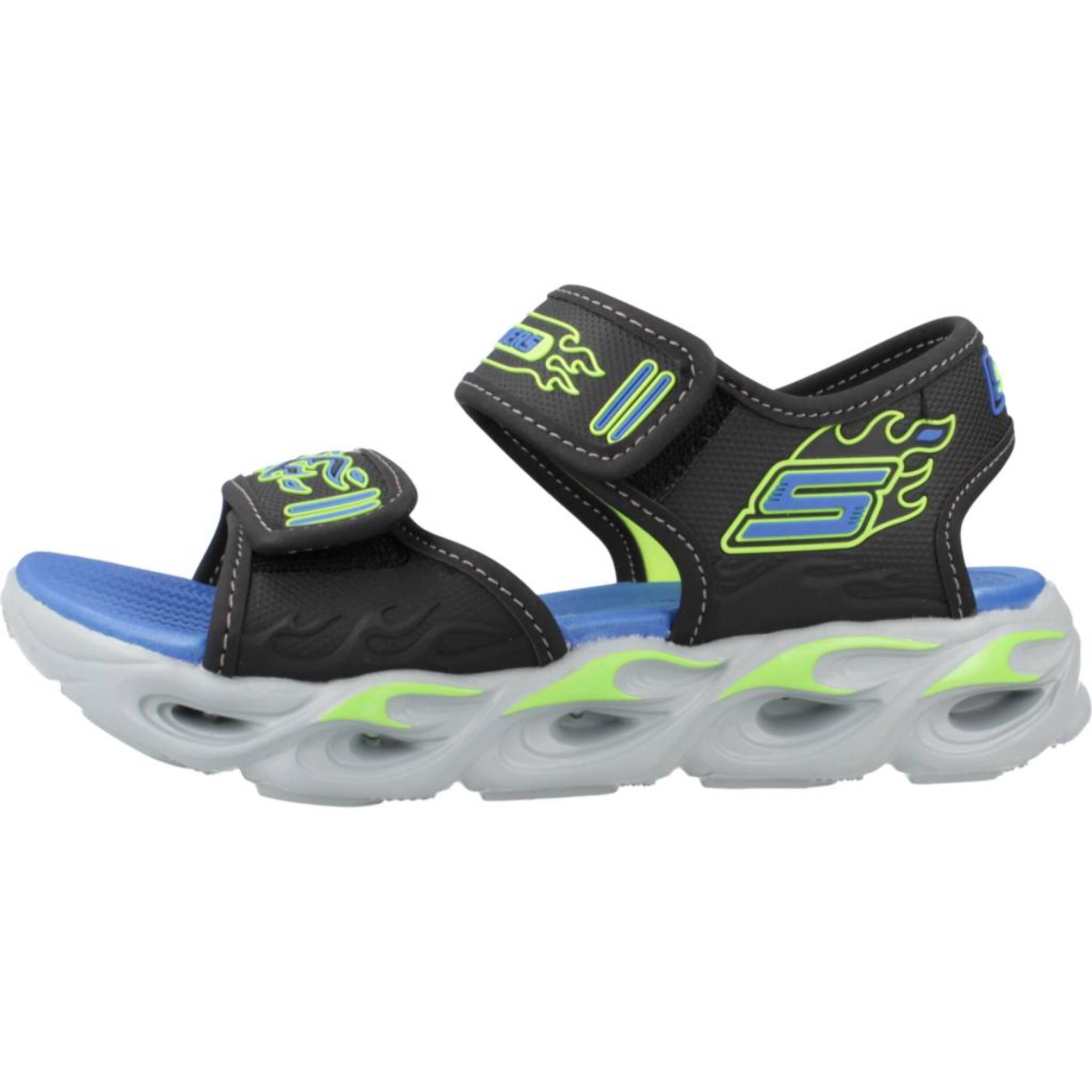 Sandalias Niño de la marca SKECHERS  modelo S LIGHTS: THERMO SPLASH Black