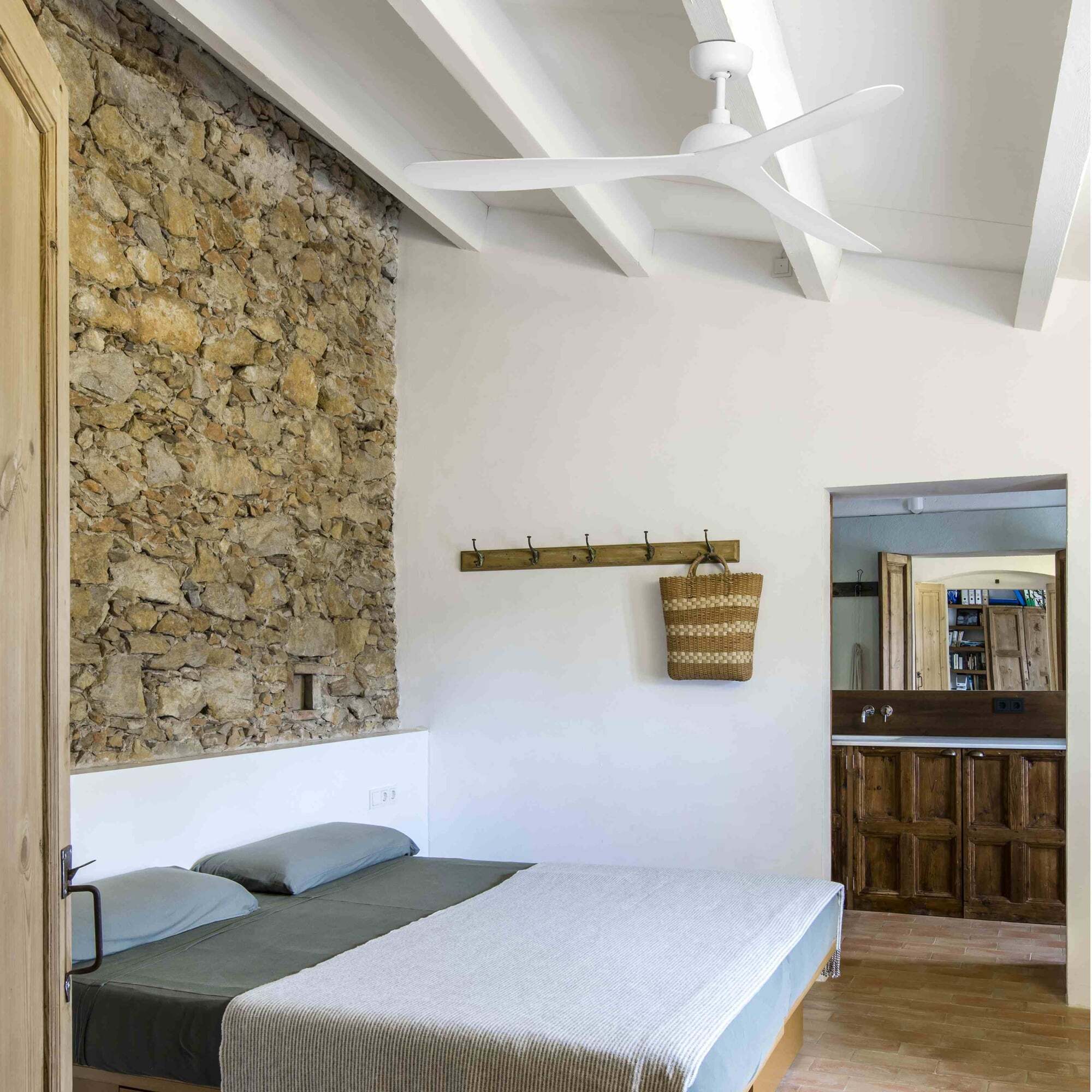 GOTLAND L Ventilateur de plafond blanc TUYA