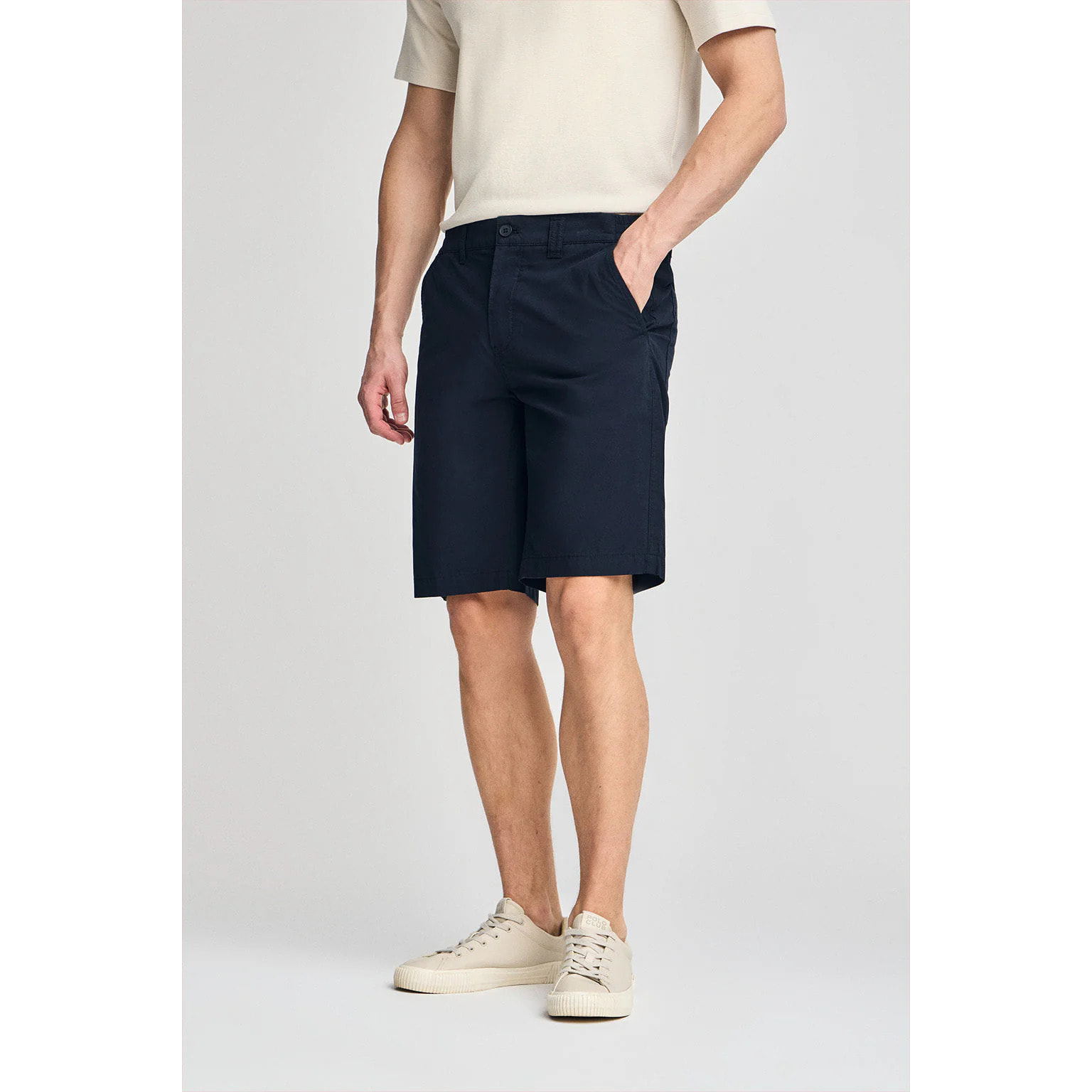 Bermuda San Diego blu marino con particolari Polo Club