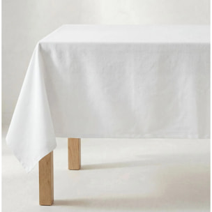 Nappe antitache au toucher tissu imperméable Blanc