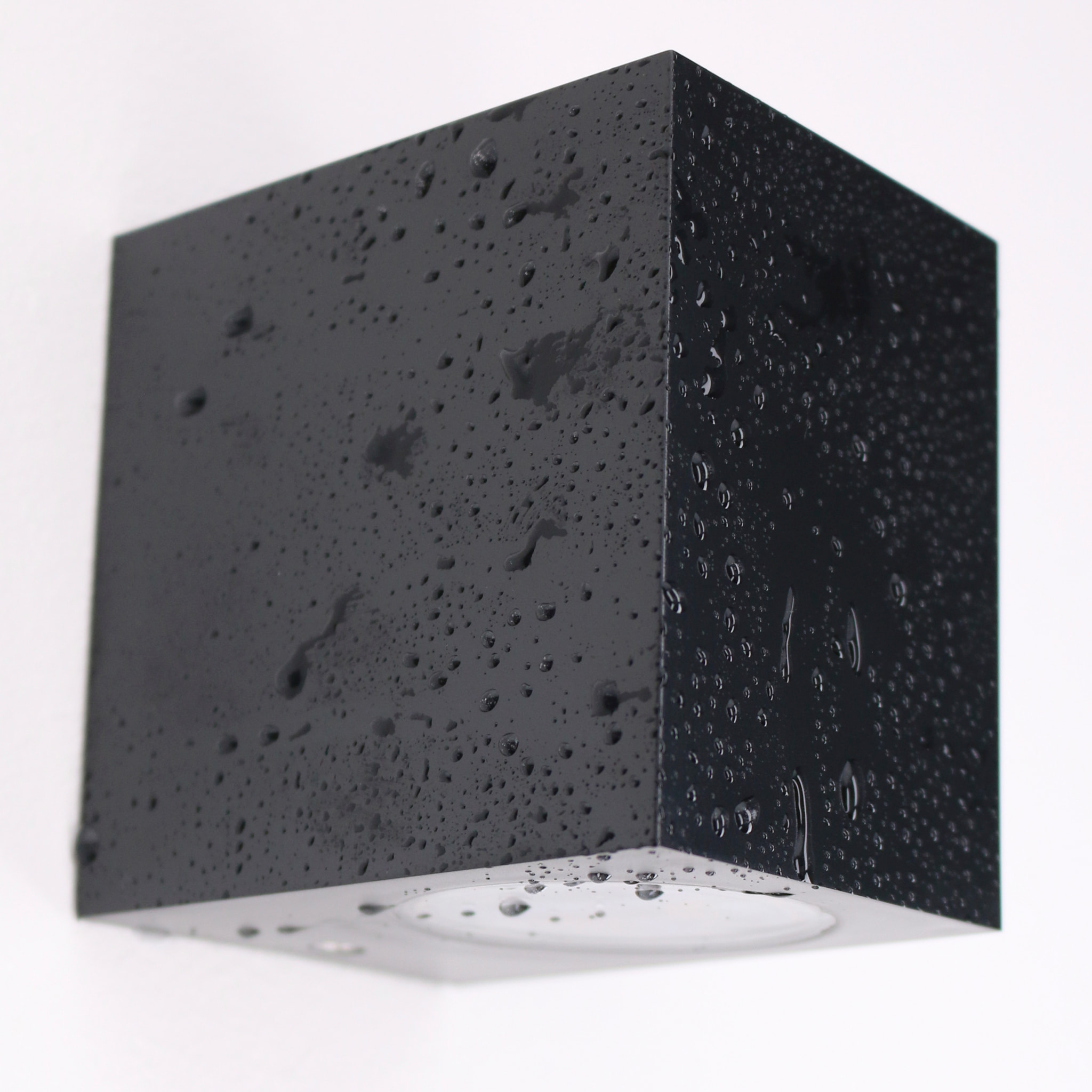 Forlight Exsitentes aplique exterior para bombilla gu10 en negro