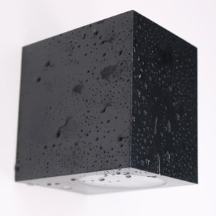 Forlight Exsitentes aplique exterior para bombilla gu10 en negro