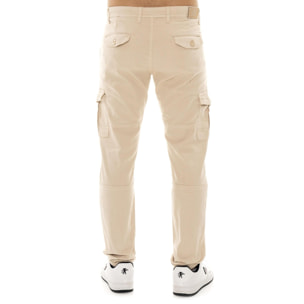 Pantaloni cargo in twill da uomo con passanti Leone Easy