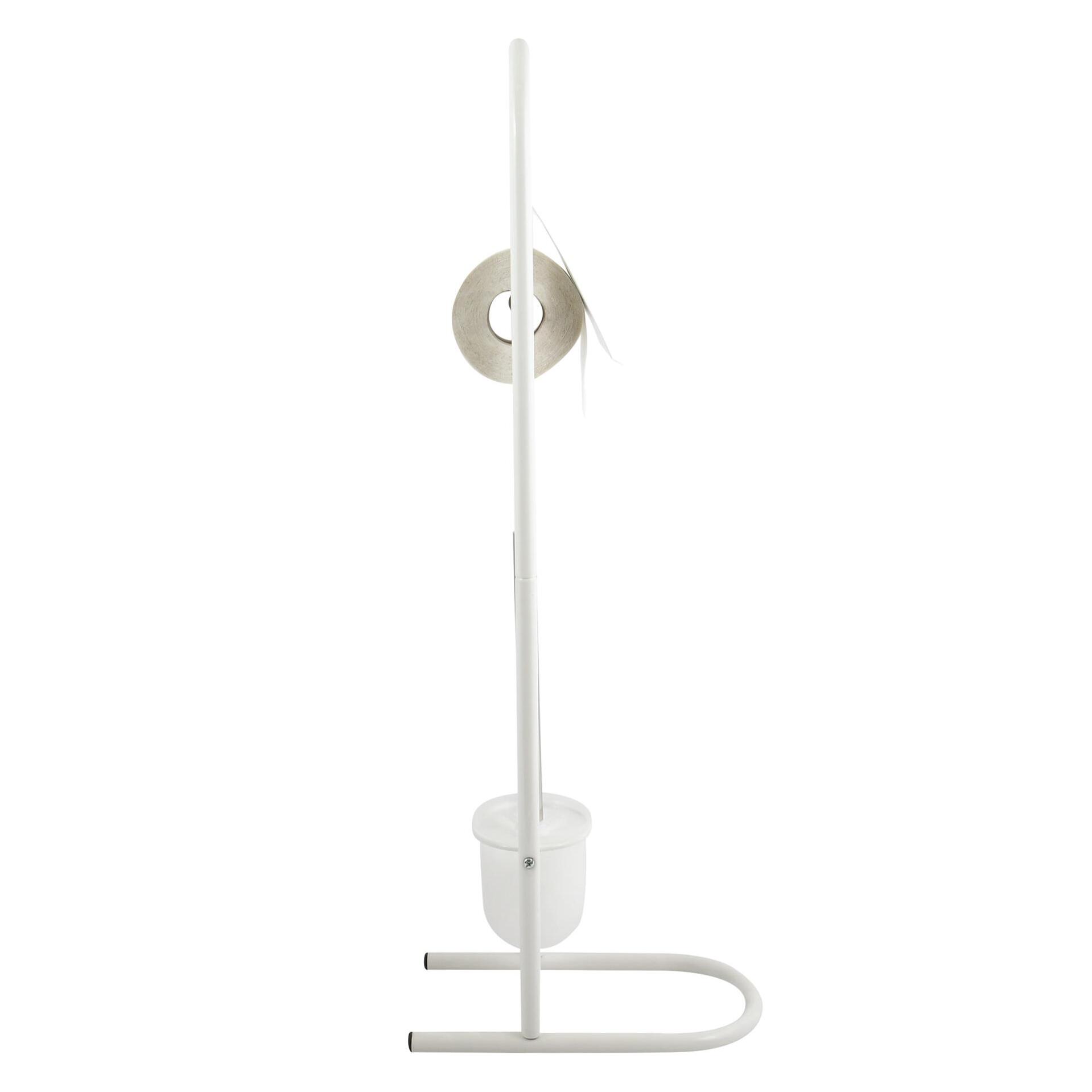 Juego de WC moderno de metal y acero inoxidable de 29x16x70cm