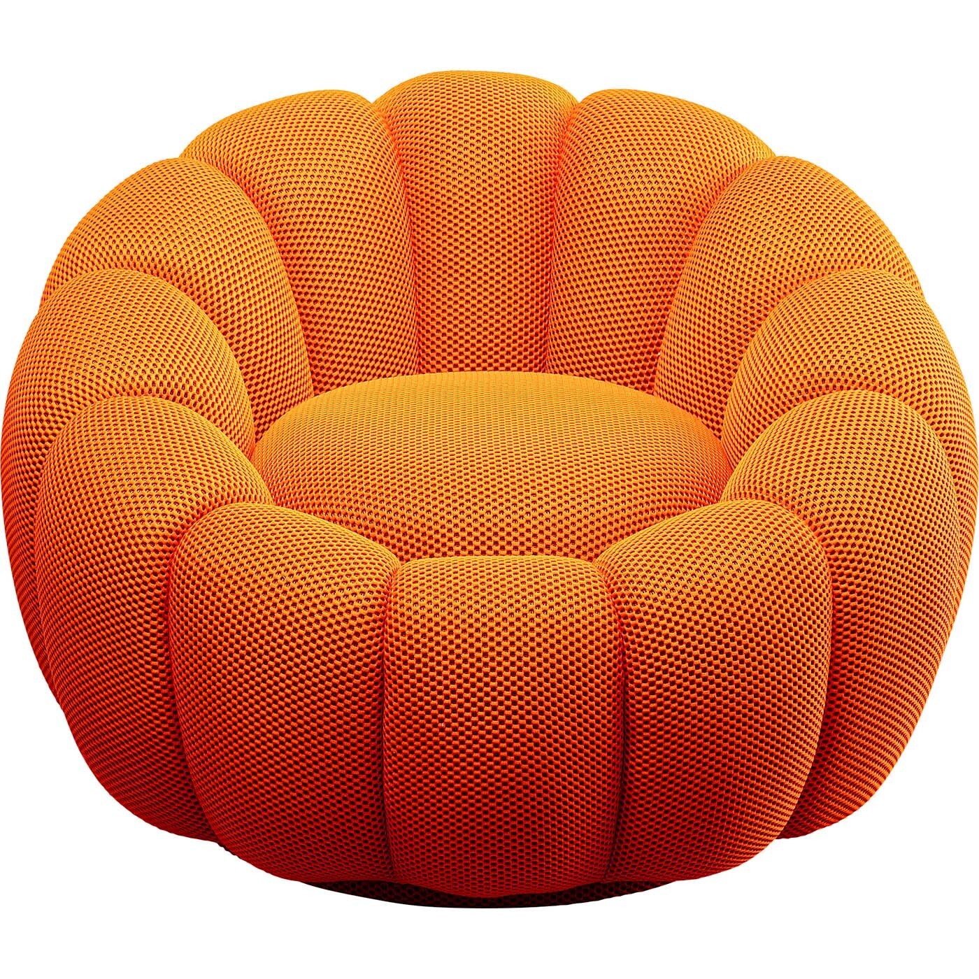 Fauteuil pivotant Peppo Bloom orange Kare Design