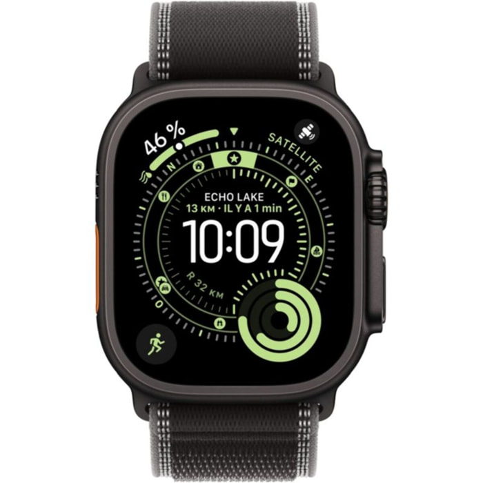 Montre connectée APPLE WATCH 49mm Tit Noir / Trail Ultra 3 S/M Cell