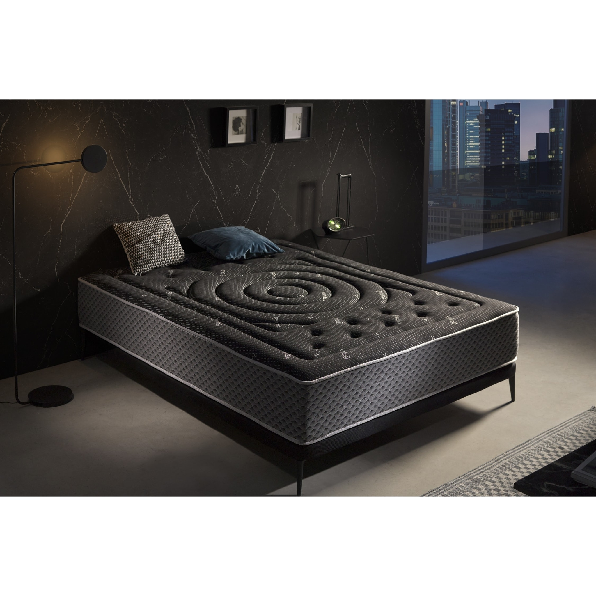 MATELAS Premium Black Multizone, 27 cm - Moonia