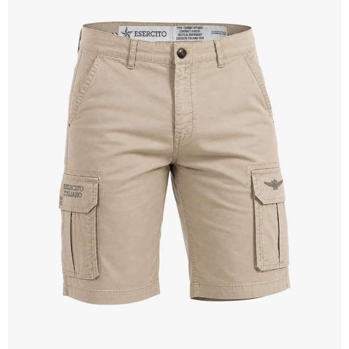 Bermuda Esercito cargo kaki uomo