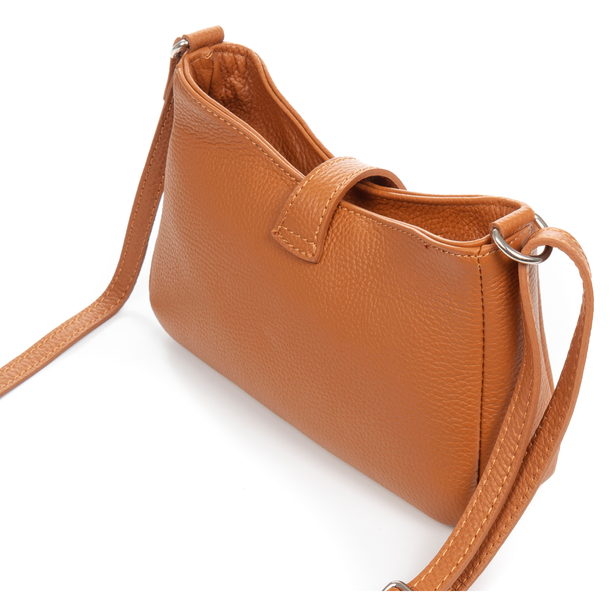 Borsa a tracolla Arsoli donna. Vera pelle Dollaro.