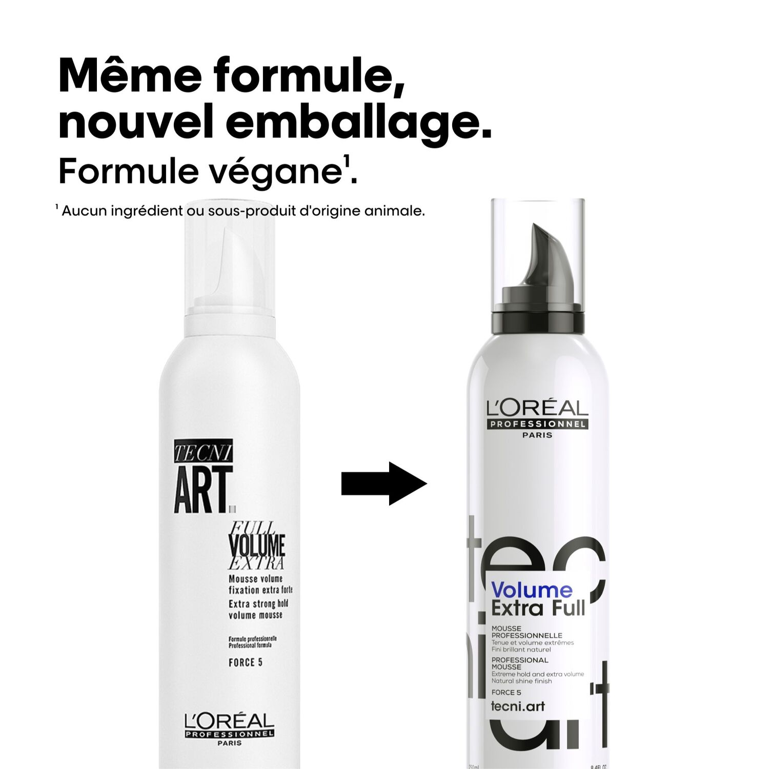 Tecni.art Volume Extra Full - Mousse Volume Fixation Longue Tenue 250 ml