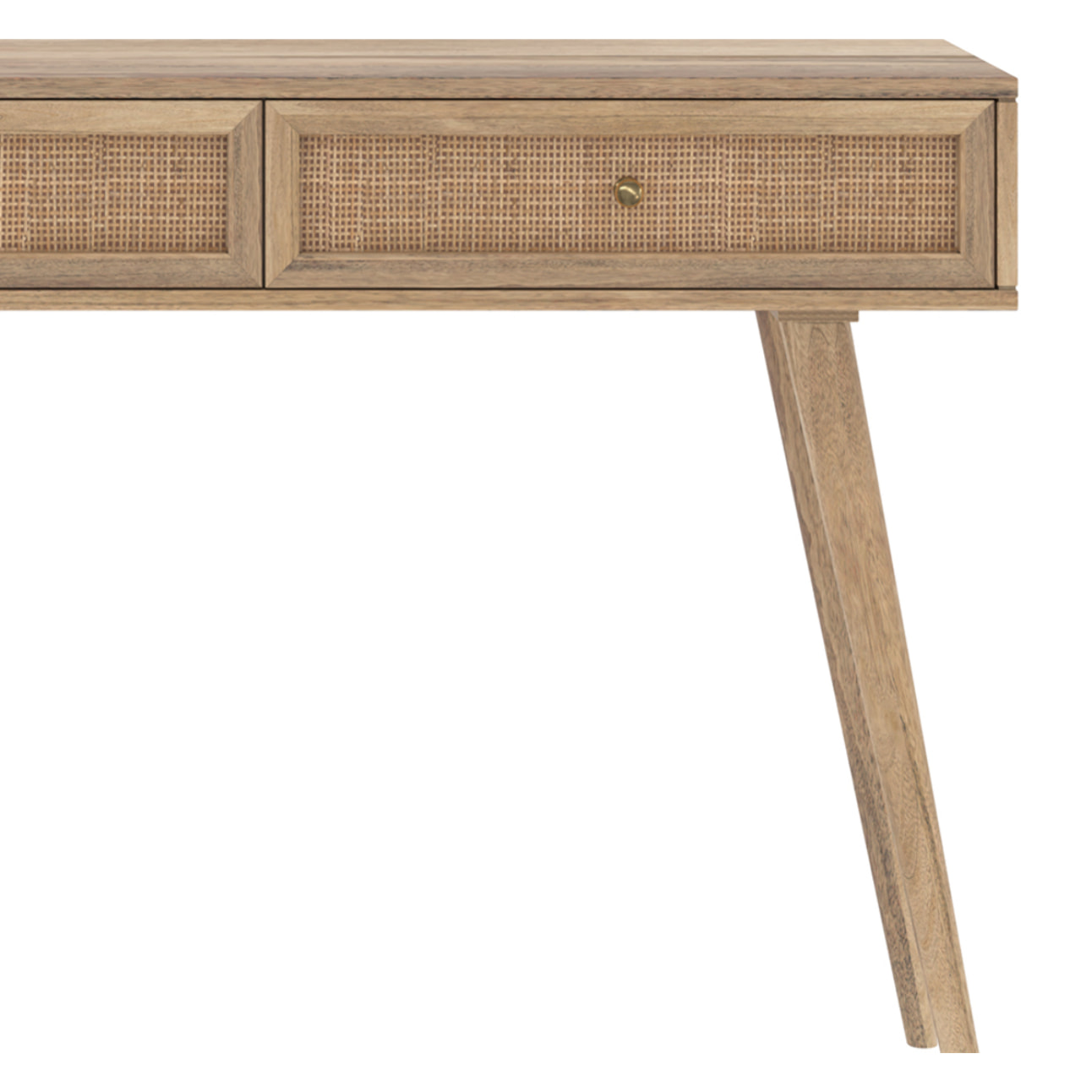 Console en bois de manguier 2 tiroirs - Masala