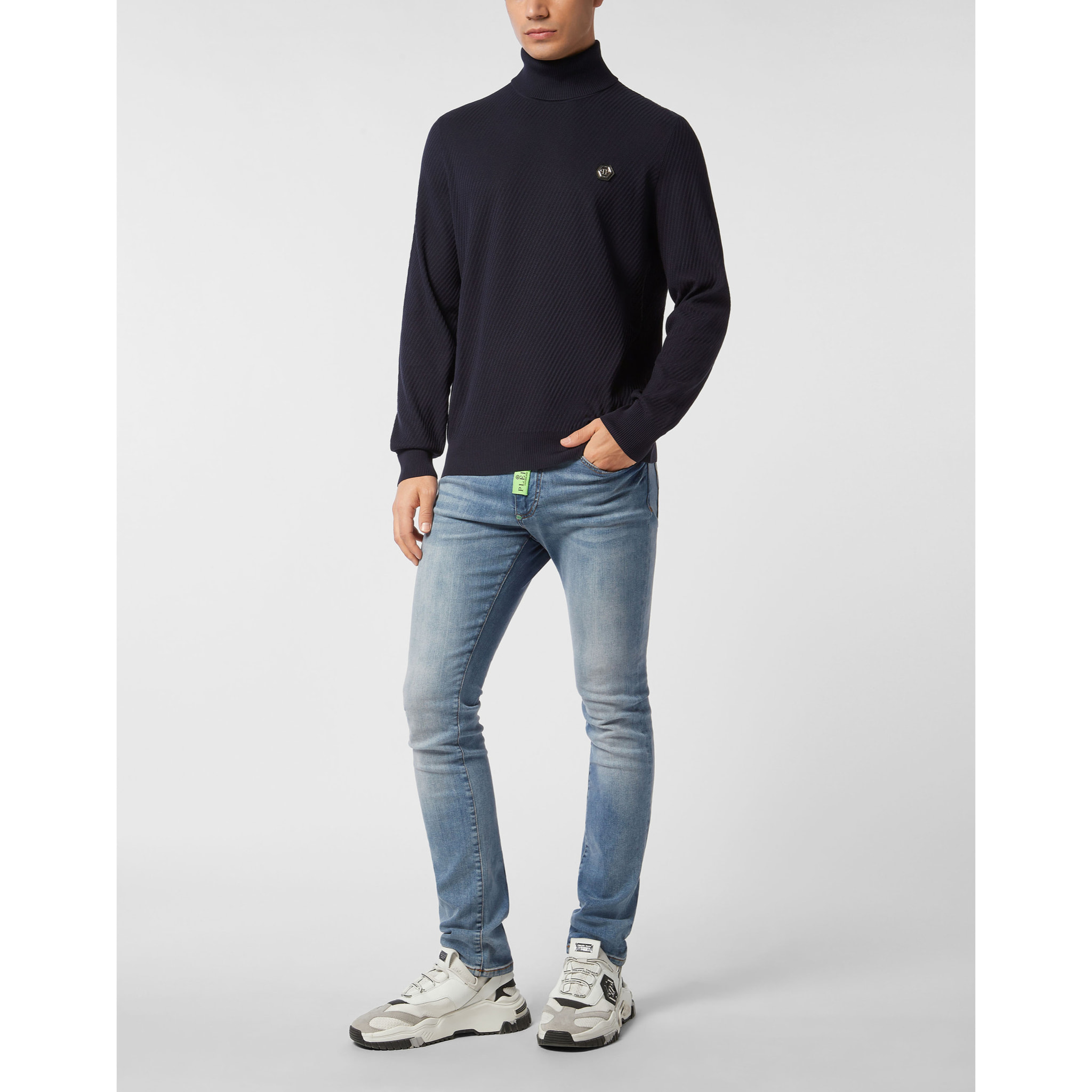 PHILIPP PLEIN Cuello de tortuga Ls LOVE