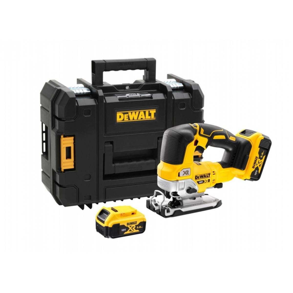 Dewalt - Scie sauteuse DEWALT 18V XR 5Ah + 2 batteries + chargeur