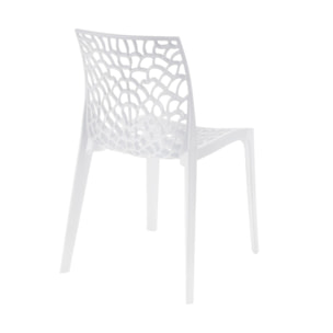 Chaise de repas ajourée et empilable - GRUYERE 2