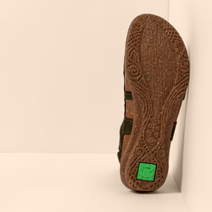 Sandalias N413 NOBUCK LAVADO KAKI / WAKATAUA color Kaki