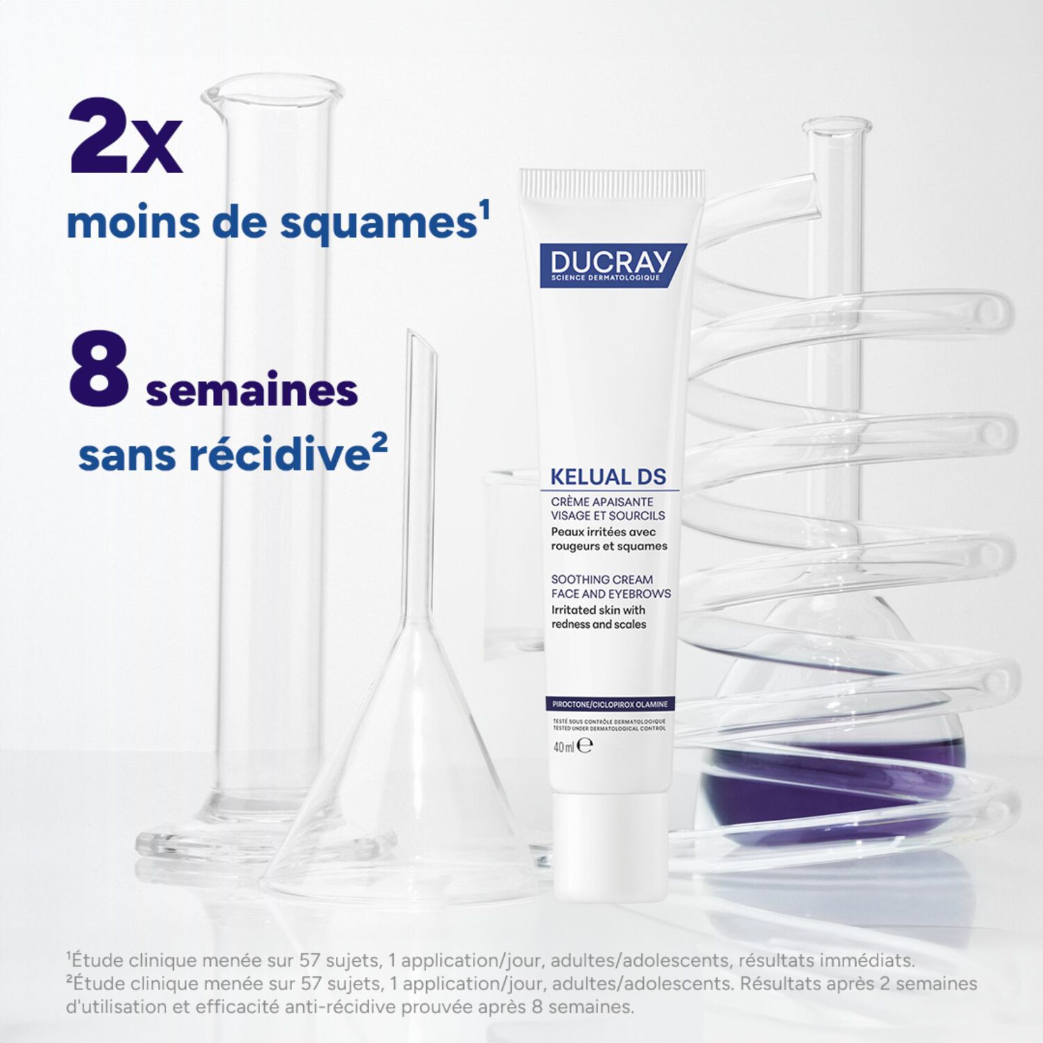 Kelual Ds - Crème Apaisante Visage et Sourcils 40ml