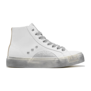 Zapatillas Altas de Mujer Half Moon High en Blanco D.Franklin