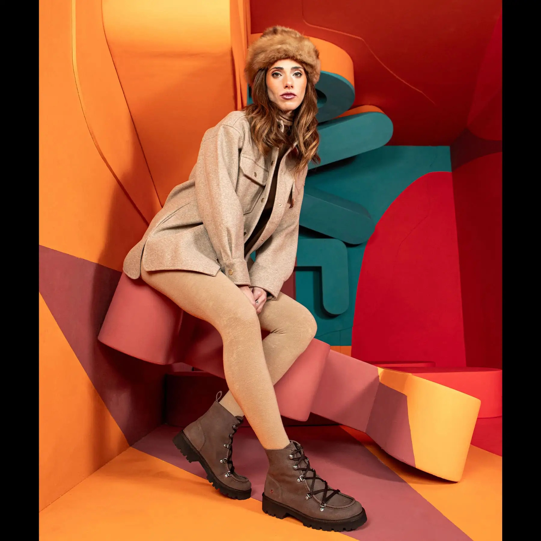 Botines 1482 NOBUCK BROWN / DENVER color Brown