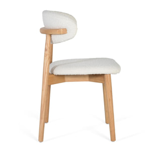 Silla de Madera de Caucho 56 Cm Estilo Contemporáno