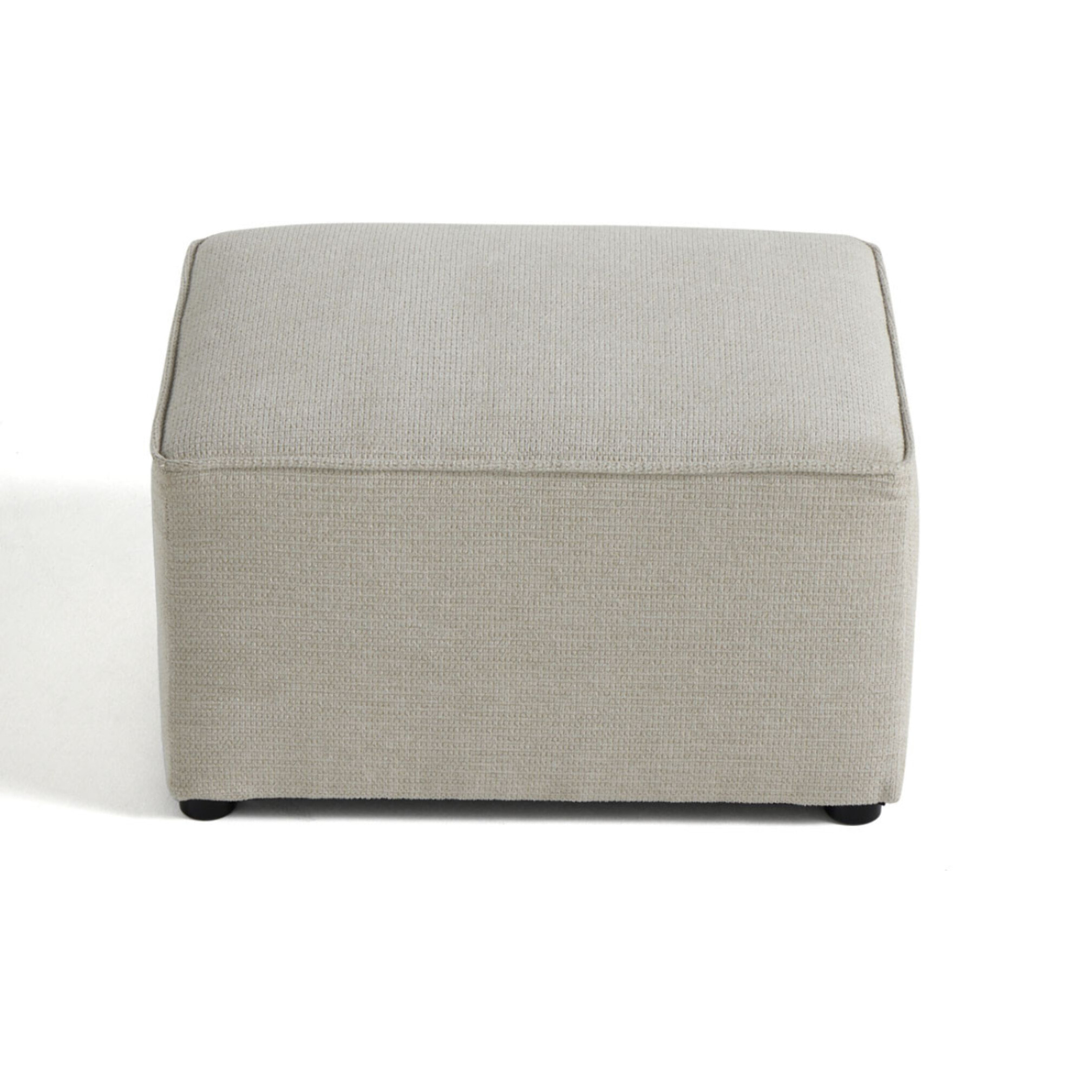 Canopy - pouf - en tissu texturé - Beige