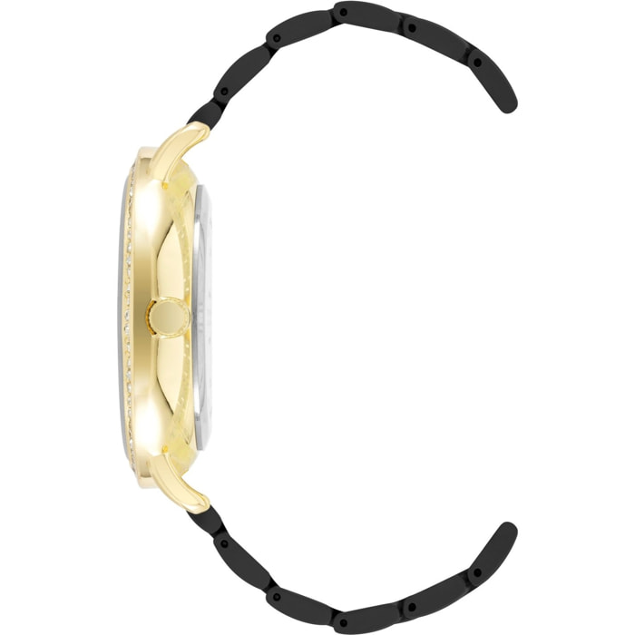 Reloj Juicy Couture JC1310GPBK Mujer Analogico Cuarzo con Correa de Metal