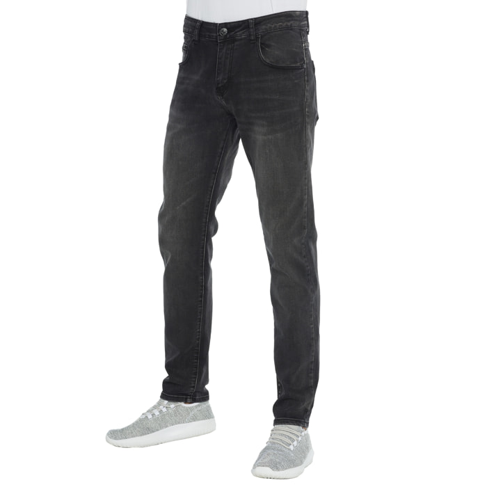 Pantalone Hot Buttered Naruko denim 5 tasche Nero