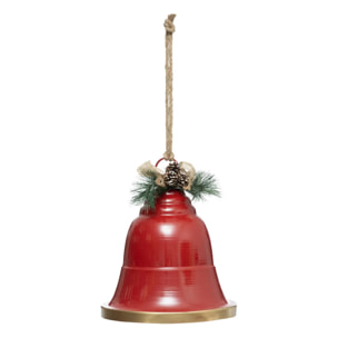 CLOCHE METAL ROUGE H39XD32