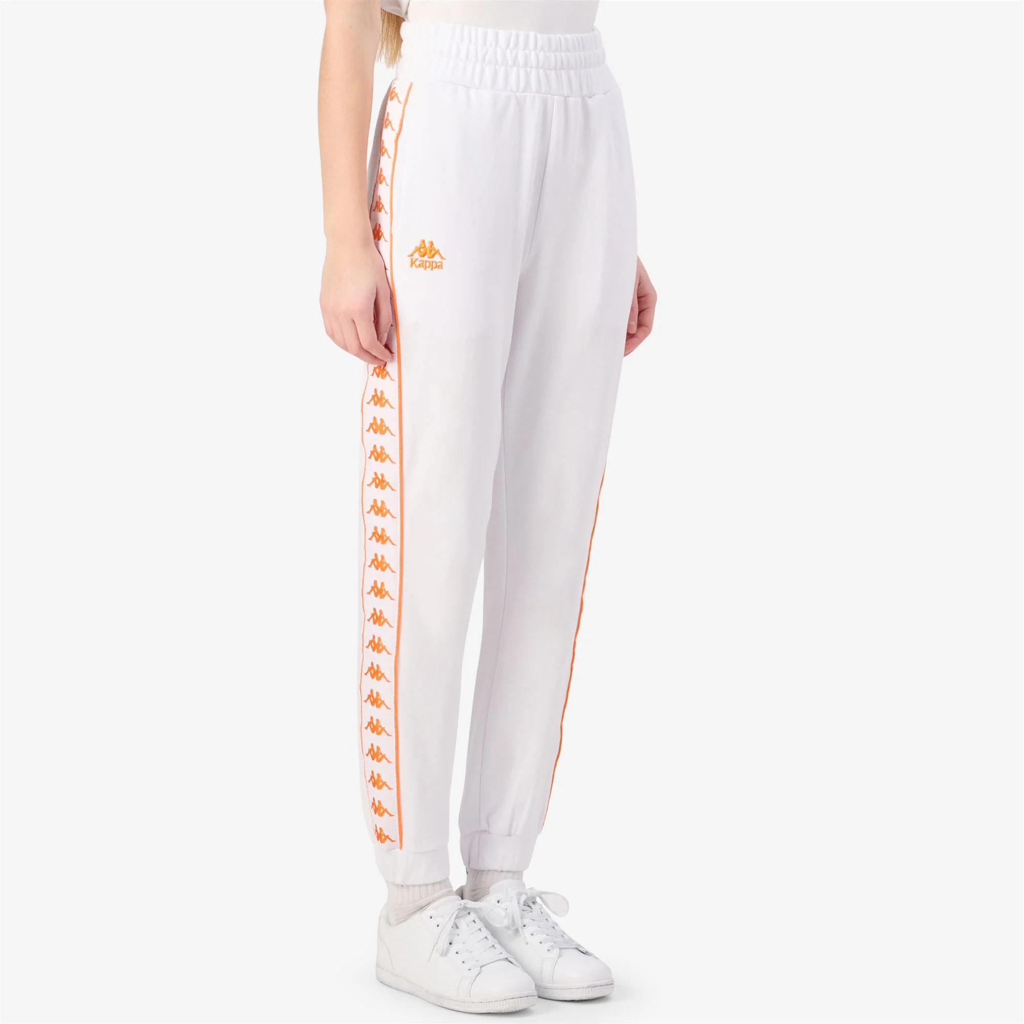 Kappa - Pantaloni Donna Bianco - 222 Banda Adina