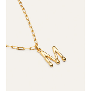 Charm Letter Xl Placcato Oro