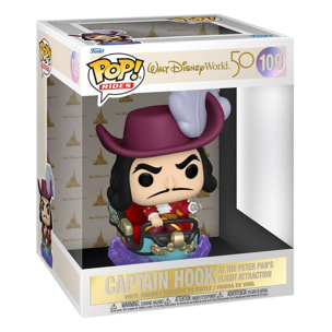 Disney Peter Pan 50th Funko Pop! Vinile Figura Capitan Uncino in Volo 15 Cm