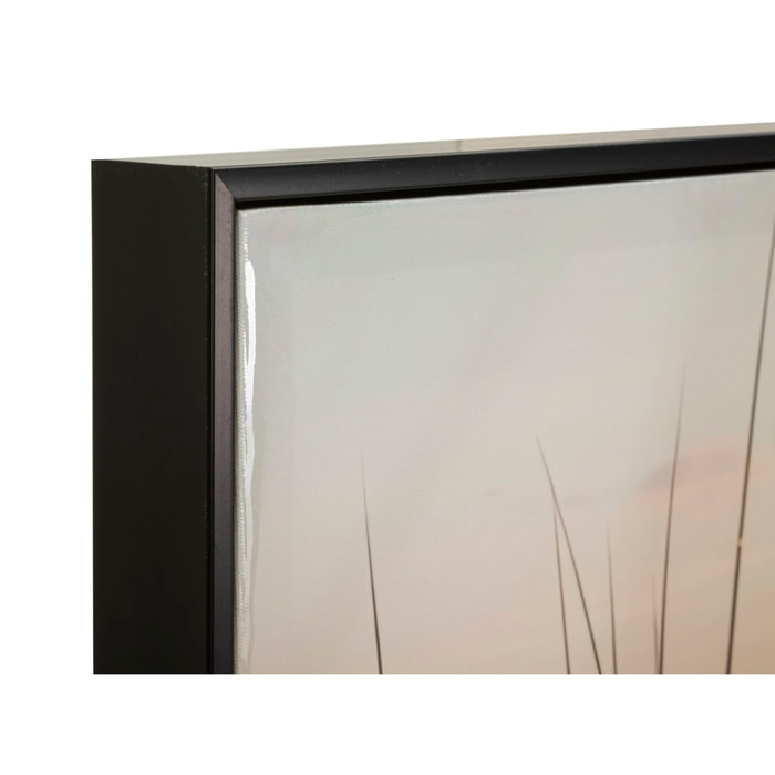 STAMPA DIPINTA SU TELA LACCATA BEACH C/CORNICE -A- CM 152X4X52