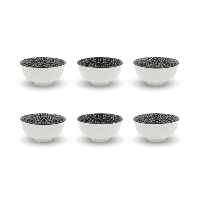 Lot de 6 petits bols, VILLA LES PINS