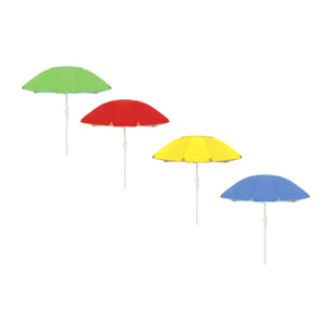 Ombrellone Spiaggia Diametro 180cm Tinta Unita Modello Caprera