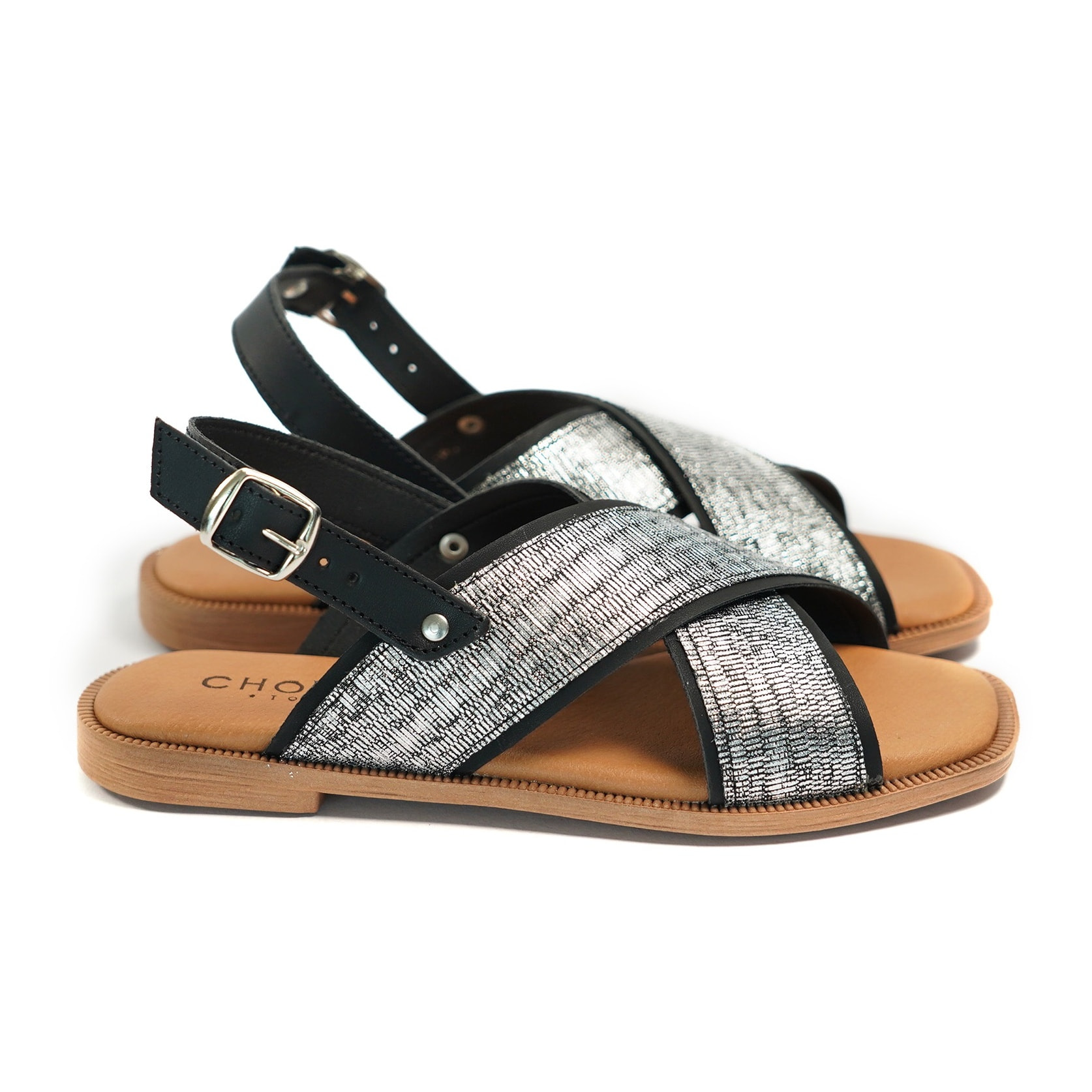 SANDALO FLAT ARGENTO