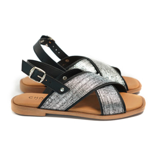 SANDALO FLAT ARGENTO