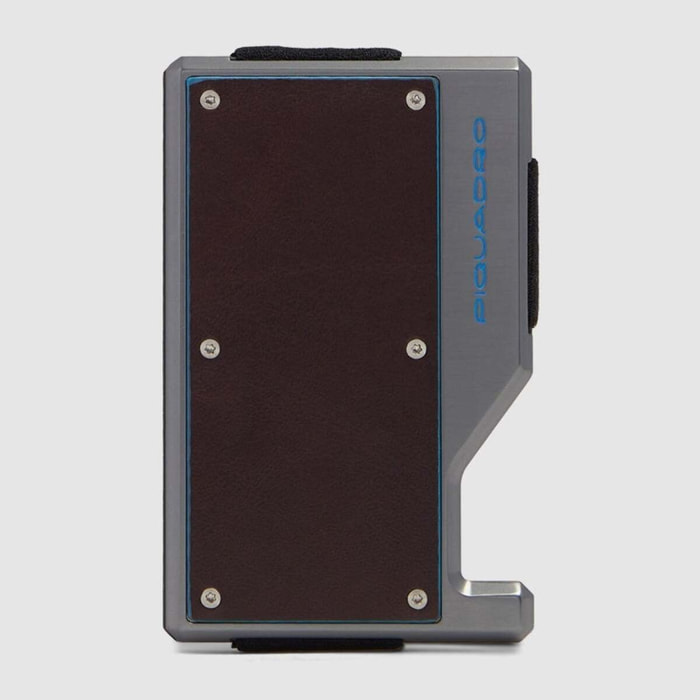Piquadro Portacarte di credito MagSafe® con fascia elastica
