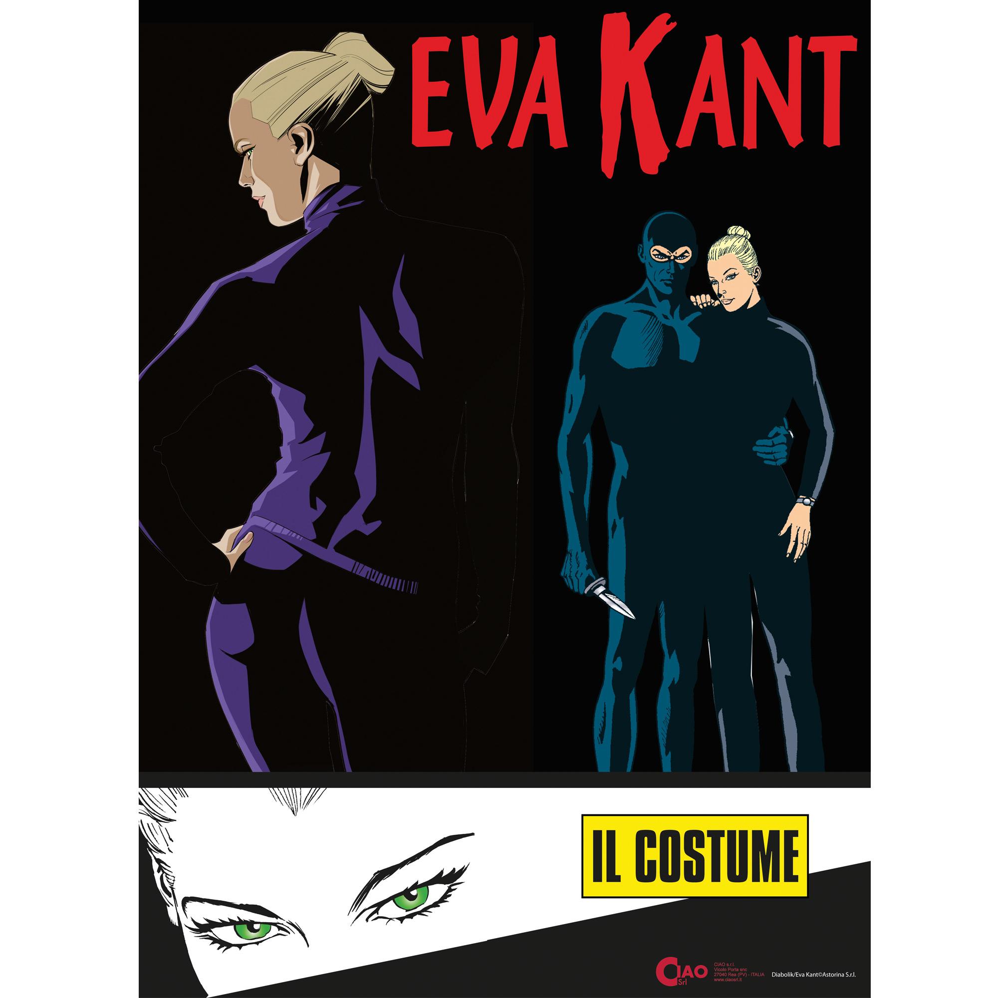 Eva Kant Tuta Costume Donna Originale Diabolik Adulto