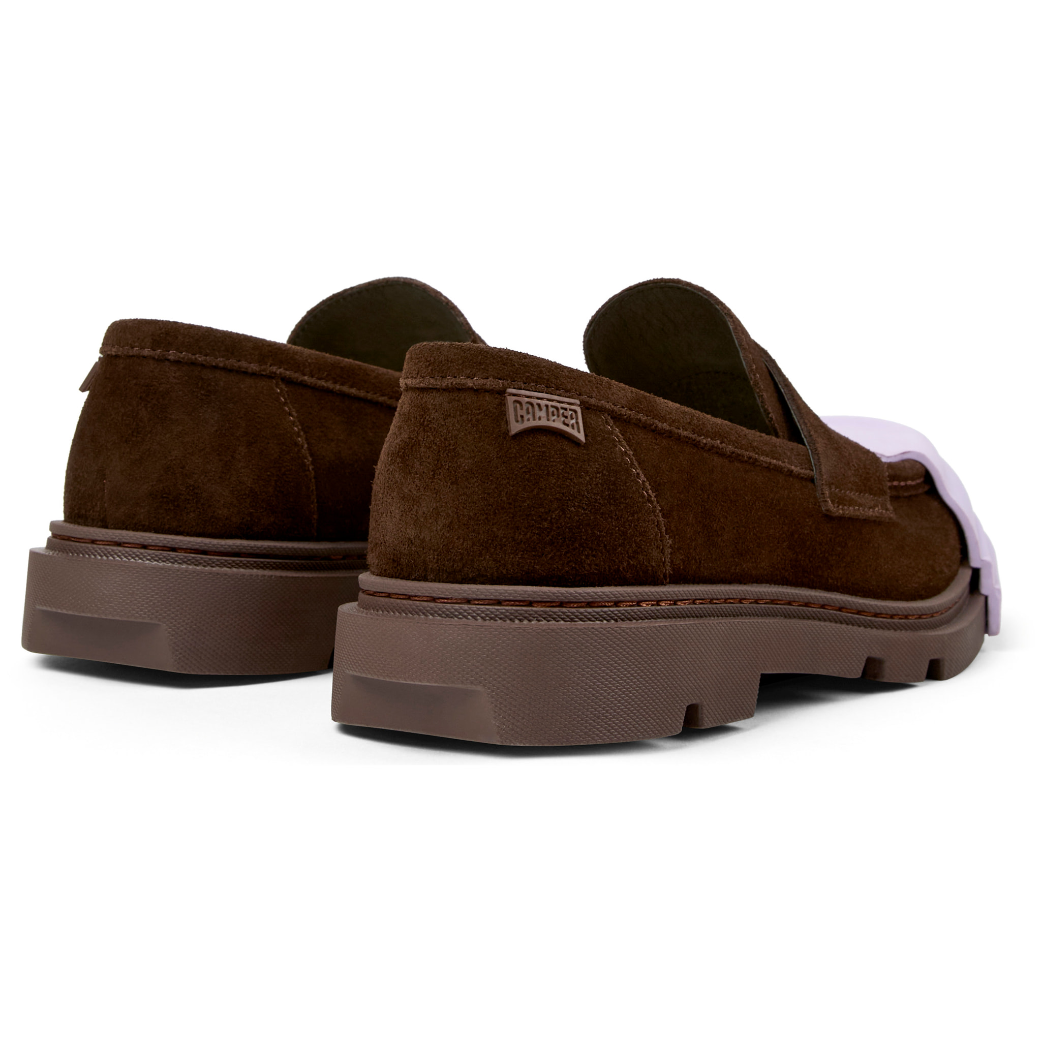Zapatos de cordones - CAMPER Junction - Marron - Piel de ante