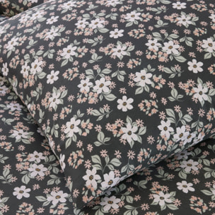 Parure housse de couette imprimé 100% gaze de coton - sakuria
