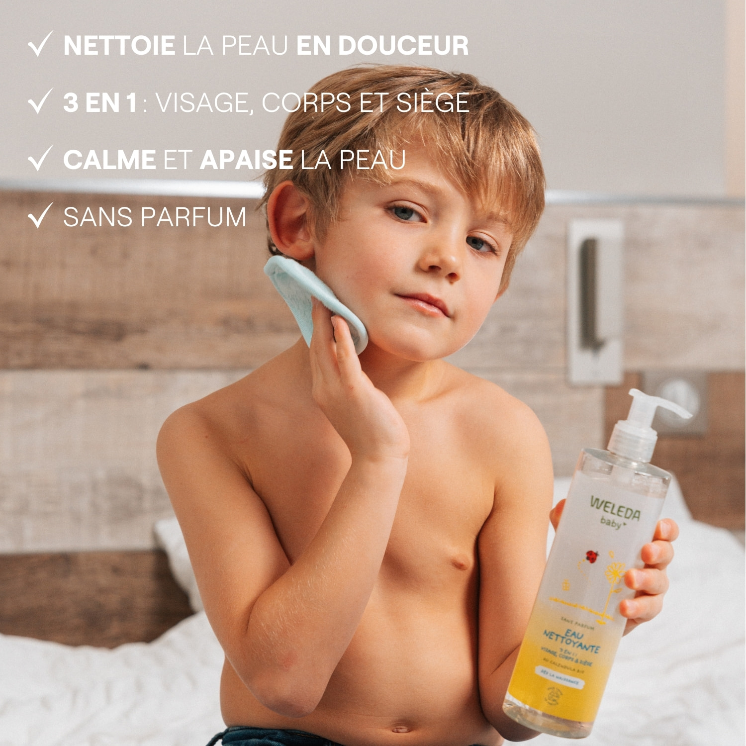 WELEDA - Eau nettoyante Calendula sans parfum - 400 ml