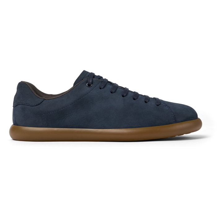 Scarpe stringate - CAMPER Pelotas Soller - Blu - Pelle nabuk