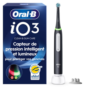 Oral-B iO 3S - Noire - Brosse À Dents Électrique