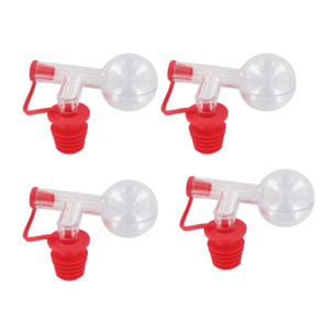 Lot de 4 bouchons doseurs boules 2,5 cl Fackelmann