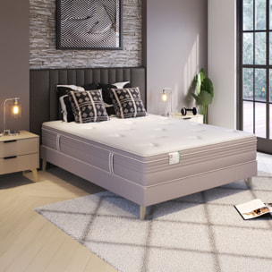 Matelas LE VISIONNAIRE 200x200, ressort ensachés, ferme, H27